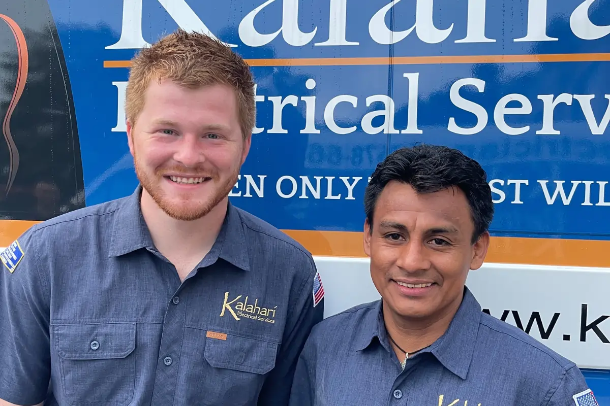 Licensed electricians team representing Kalahari Electrical Services