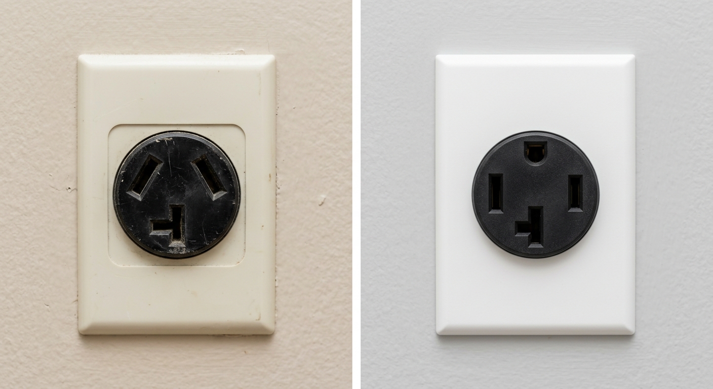 3-Prong vs. 4-Prong Dryer Outlets: Safety Code and Conversion Explained