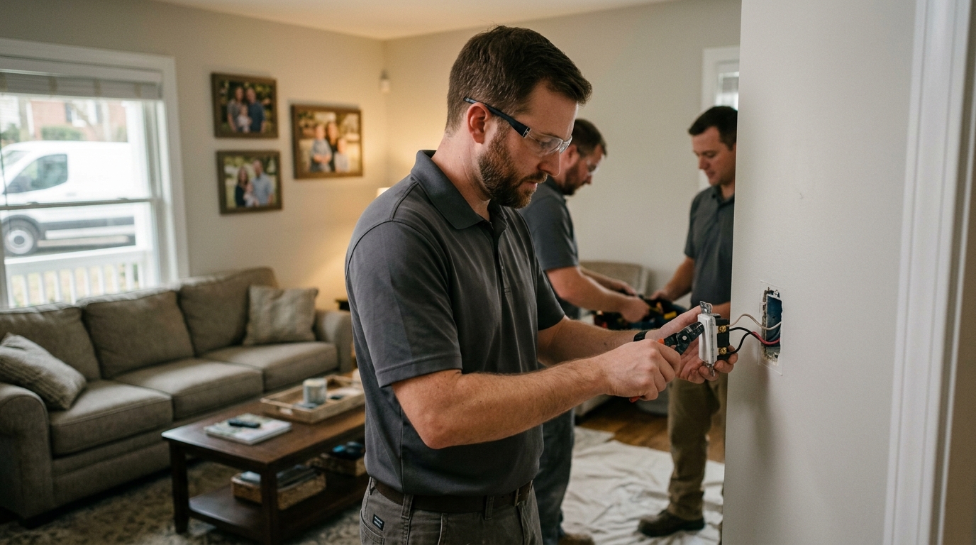 Kalahari Electrical Services - recessed lighting installation